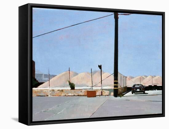 Gravel Piles Downtown La, 2007-Peter Wilson-Framed Stretched Canvas