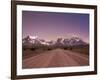 Gravel Road and Cuernos Del Paine, Torres Del Paine National Park, Patagonia, Chile, South America-Jochen Schlenker-Framed Photographic Print