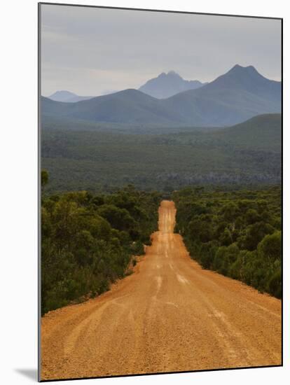 Gravel Road, Stirling Range, Stirling Range National Park, Western Australia, Australia, Pacific-Jochen Schlenker-Mounted Photographic Print