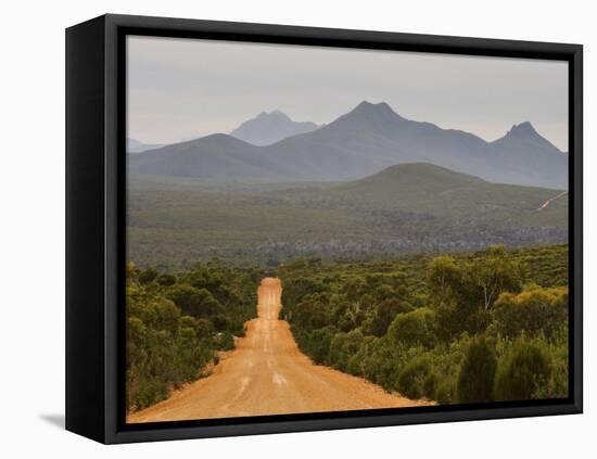 Gravel Road, Stirling Range, Stirling Range National Park, Western Australia, Australia, Pacific-Jochen Schlenker-Framed Stretched Canvas