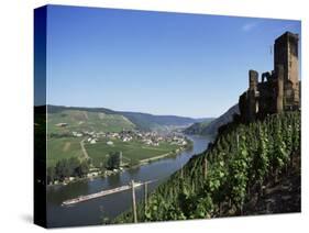 Gravenburg Castle, River Mosel, Rhineland Palatinate, Germany-Oliviero Olivieri-Stretched Canvas