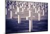 Graves at the American Cemetery, Omaha Beach, Colleville-Sur-Mer, Normandy, France-Russ Bishop-Mounted Photographic Print