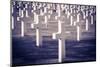 Graves at the American Cemetery, Omaha Beach, Colleville-Sur-Mer, Normandy, France-Russ Bishop-Mounted Photographic Print