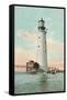 Graves Lighthouse, Boston Harbor-null-Framed Stretched Canvas