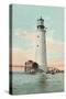 Graves Lighthouse, Boston Harbor-null-Stretched Canvas