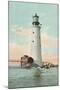 Graves Lighthouse, Boston Harbor-null-Mounted Art Print