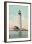 Graves Lighthouse, Boston Harbor-null-Framed Art Print
