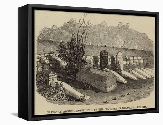 Graves of Admiral Boxer, Etc, on the Cemetery in Balaclava Heights-null-Framed Stretched Canvas