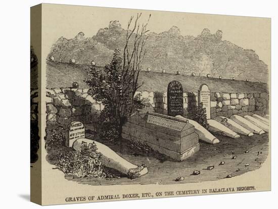 Graves of Admiral Boxer, Etc, on the Cemetery in Balaclava Heights-null-Stretched Canvas