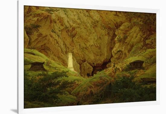 Graves of Ancient Heroes, 1812-Caspar David Friedrich-Framed Giclee Print