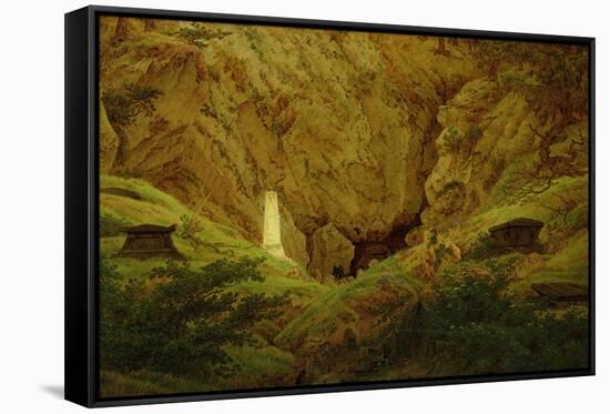 Graves of Ancient Heroes, 1812-Caspar David Friedrich-Framed Stretched Canvas