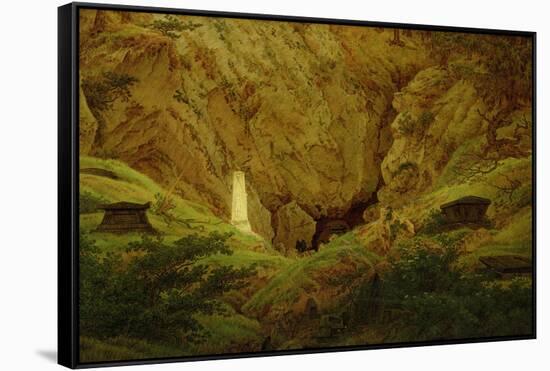 Graves of Ancient Heroes, 1812-Caspar David Friedrich-Framed Stretched Canvas