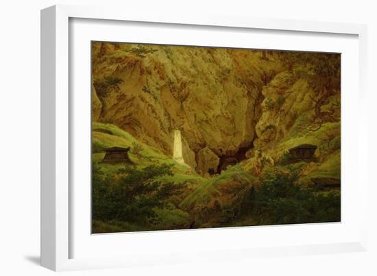 Graves of Ancient Heroes, 1812-Caspar David Friedrich-Framed Giclee Print