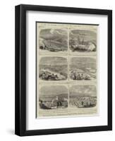 Graves of British Officers and Men Who Died in the Crimea-null-Framed Premium Giclee Print