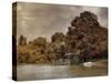 Graves Pond in Autumn-Jai Johnson-Stretched Canvas