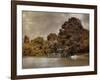 Graves Pond in Autumn-Jai Johnson-Framed Giclee Print