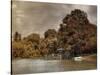 Graves Pond in Autumn-Jai Johnson-Stretched Canvas