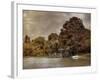 Graves Pond in Autumn-Jai Johnson-Framed Giclee Print