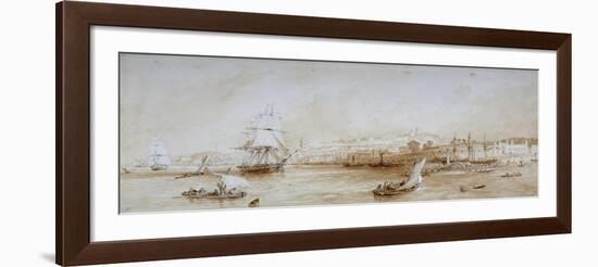 Gravesend, Kent, C1830-Thomas Mann Baynes-Framed Giclee Print