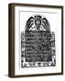 Gravestone: 18th Century-null-Framed Giclee Print