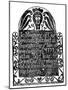 Gravestone: 18th Century-null-Mounted Giclee Print