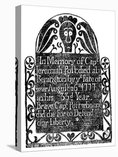 Gravestone: 18th Century-null-Stretched Canvas