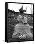 Gravestone in Bethlehem graveyard, Pennsylvania, 1935-Walker Evans-Framed Stretched Canvas