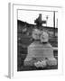 Gravestone in Bethlehem graveyard, Pennsylvania, 1935-Walker Evans-Framed Photographic Print