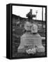 Gravestone in Bethlehem graveyard, Pennsylvania, 1935-Walker Evans-Framed Stretched Canvas