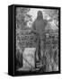 Gravestone of James Butler Hickok with Statue Behind-Alfred Eisenstaedt-Framed Stretched Canvas