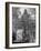 Gravestone of James Butler Hickok with Statue Behind-Alfred Eisenstaedt-Framed Photographic Print