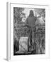 Gravestone of James Butler Hickok with Statue Behind-Alfred Eisenstaedt-Framed Photographic Print