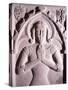 Gravestone with Relief Decorations, Coetquen Tower, Dinan, Brittany-null-Stretched Canvas