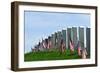 Gravestones Decorated with U.S. Flags to Commemorate Memorial Day at the Arlington National Cemeter-1photo-Framed Photographic Print