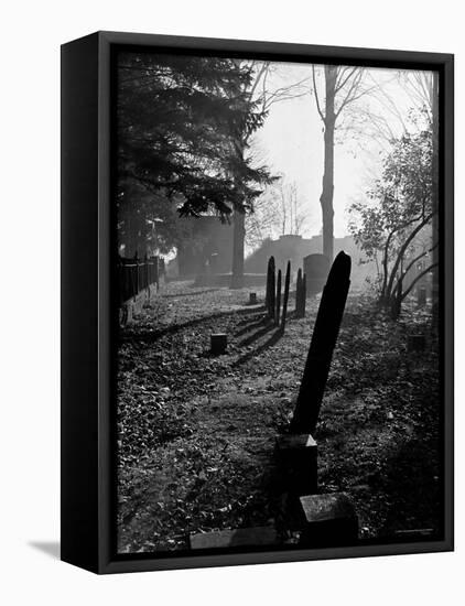 Gravestones in Cemetery, Ipswich, Mass-Fritz Goro-Framed Stretched Canvas