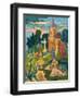 Graveyard And Chapel, 2005-Marta Martonfi-Benke-Framed Giclee Print