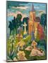 Graveyard And Chapel, 2005-Marta Martonfi-Benke-Mounted Giclee Print