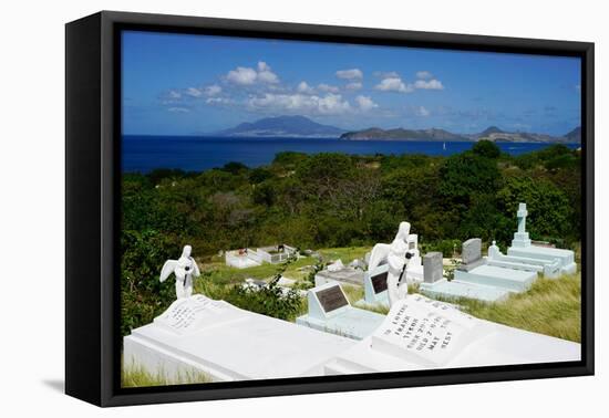 Graveyard at S. Thomas Anglican Church Built in 1643-Robert Harding-Framed Stretched Canvas