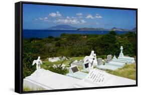 Graveyard at S. Thomas Anglican Church Built in 1643-Robert Harding-Framed Stretched Canvas