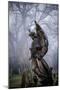 Graveyard in England in Winter-David Baker-Mounted Photographic Print