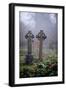 Graveyard in England in Winter-David Baker-Framed Photographic Print