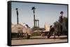 Graveyard of US-built F-4 Phantom fighters, Israeli Air Force Museum, Hatzerim Israeli Air Force...-null-Framed Stretched Canvas