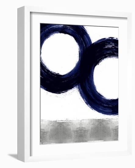 Gravitate Blue III-Ellie Roberts-Framed Art Print