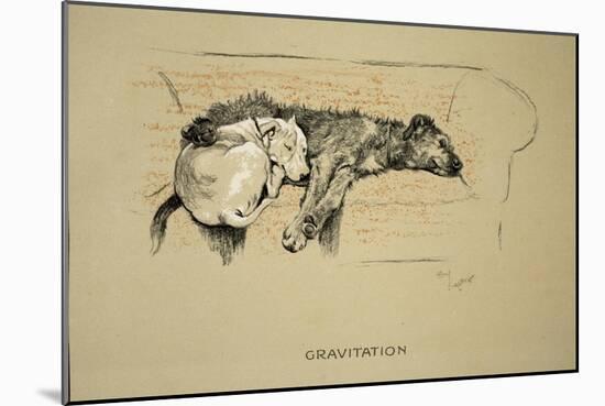 Gravitation, 1930, 1st Edition of Sleeping Partners-Cecil Aldin-Mounted Giclee Print