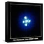 Gravitation Lens-null-Framed Stretched Canvas