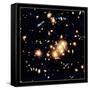 Gravitational Lens in Cl0024+1654-W Collet-Framed Stretched Canvas