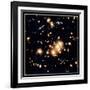 Gravitational Lens in Cl0024+1654-W Collet-Framed Giclee Print