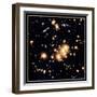 Gravitational Lens in Cl0024+1654-W Collet-Framed Giclee Print