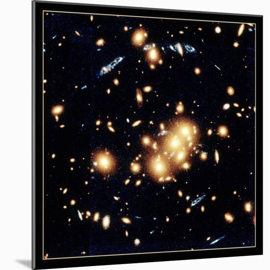 Gravitational Lens in Cl0024+1654-W Collet-Mounted Giclee Print