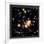 Gravitational Lens in Cl0024+1654-W Collet-Framed Giclee Print